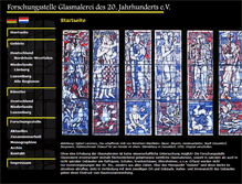 Tablet Screenshot of glasmalerei-ev.net